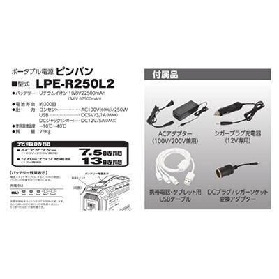 ふるさと納税 寝屋川市 ポータブル電源ピンバン!災害時やキャンプ、BBQなどのアウトドア、車内でも簡単に電源が確保できます。 |  | 03