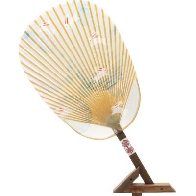 ふるさと納税 岐阜県 水うちわ 小判型 うさぎ