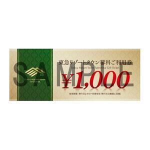 東急リゾートタウン蓼科利用券(1,000円分×9枚)2025年9月1日から6か月間有効チケット_旅行券・チケット     旅行券・チケット 宿泊商品券 宿泊券 _【1414689】