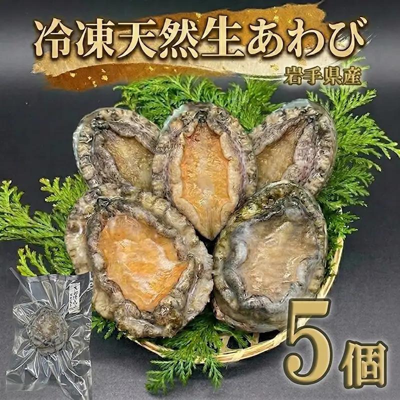 【スピード発送】 冷凍 蝦夷あわび 5個