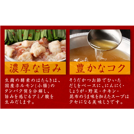 【アキラ商店】牛もつ鍋 スープセット 9人前【国産 牛肉 ホルモン 塩こうじ モツ 鍋 高評価 冷凍 鍋セット 簡単調理】 010B1525_イメージ5
