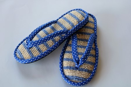 スリッパ Polka どっと草履 2足セット 河内スリッパ