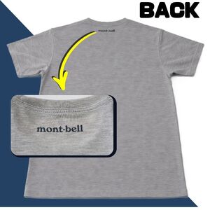 モンベル Tシャツ 雫石町 オリジナルデザイン 1着 ヘザーチャコール XS 【あねっこ】 ご当地 限定 シャツ アウトドアブランド アウトドア ブランド ファッション mont-bell montb