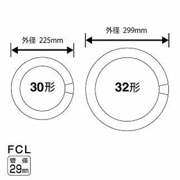 ホタルクス 丸形蛍光ランプ（ホタルックα） FCL30.32EDF-SHG-A2 (176671-40037572)