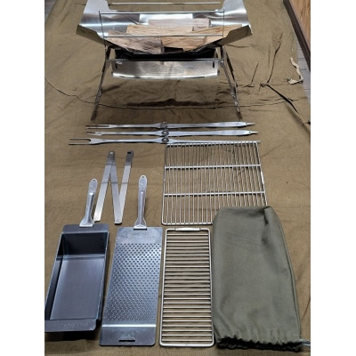 [TB-SET3]フェニックスライズの焚火台セット「TBMania(3枚火床)」【配送不可地域：離島・沖縄県】【1405826】