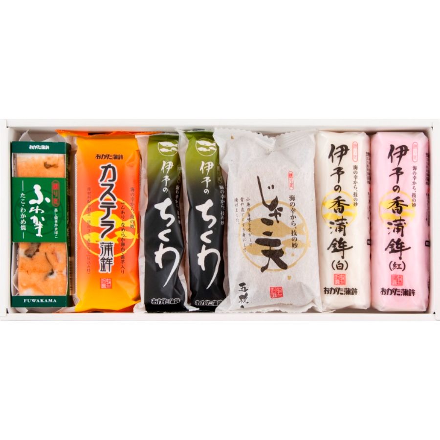 ＜おがた蒲鉾＞蒲鉾6種詰合せ「伊予の香」 計7個