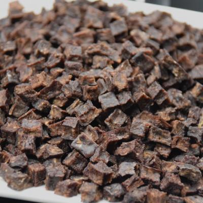 ふるさと納税 美唄市 DearHoundsこだわりの愛犬愛猫おやつ 蝦夷鹿キューブジャーキー200g×2個　合計400g |  | 02