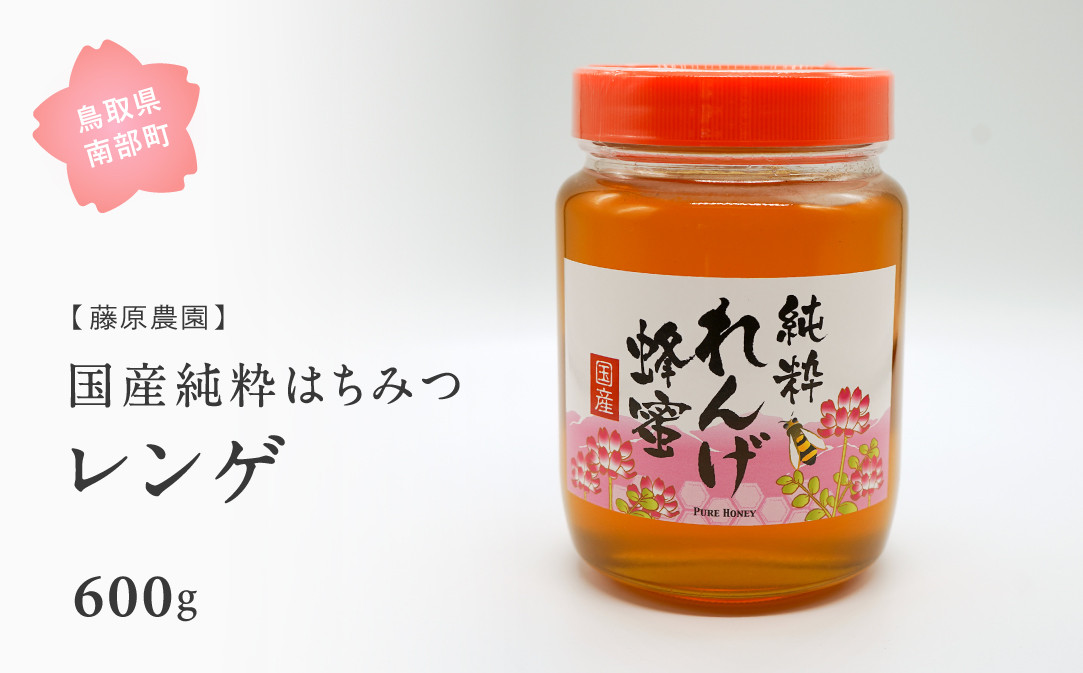 
            【FJ03】里地・里山のめぐみ 純粋ハチミツ（レンゲ） 600g ＜数量限定＞
          