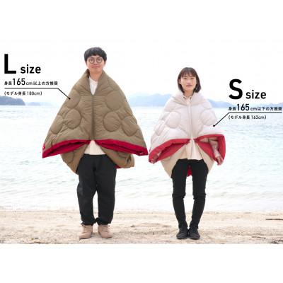 ふるさと納税 福山市 着る掛ける羽織れる　多用途多機能　 レリーバースマートシュラフ ラージサイズ 　カーキー色 |  | 01