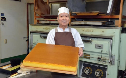 【全3回定期便】 長崎カステラ 琴海の心 0.5号(5切)×3本