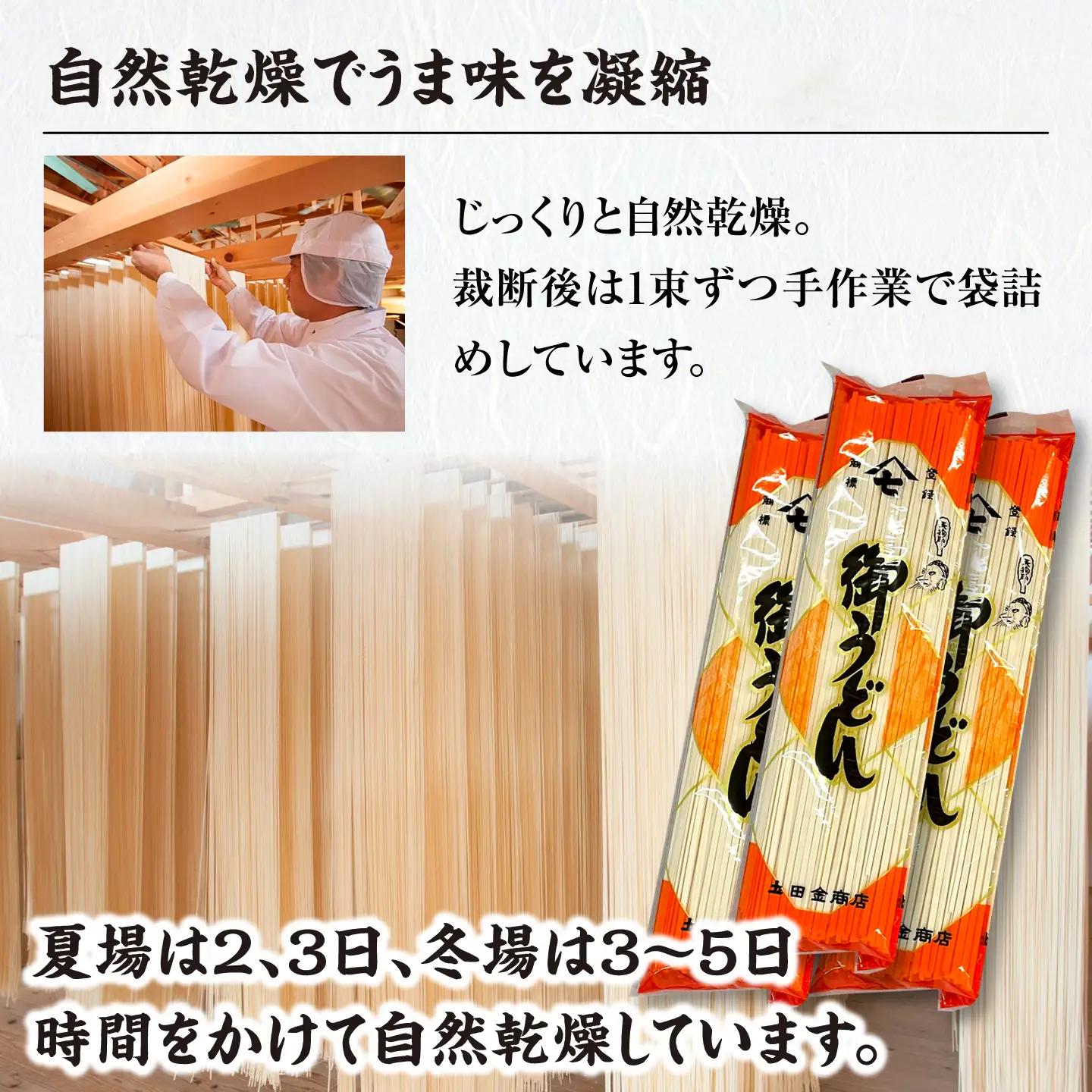 土田金の乾麺 6種類18束セット  / 麺 恵那市 / 土田金商店[AUBY002] 麺
