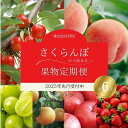 【ふるさと納税】No.2273さくらんぼから始まる果物6品 定期便【2025年～2026年発送】