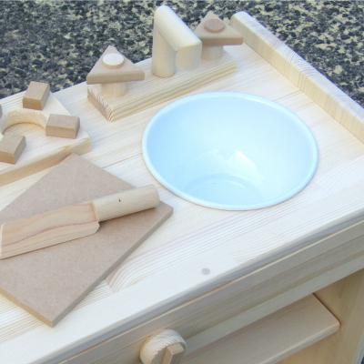 ふるさと納税 泉佐野市 手作り木製ままごとキッチン KHM-C棚付き素材色バージョン 099H2108 |  | 01