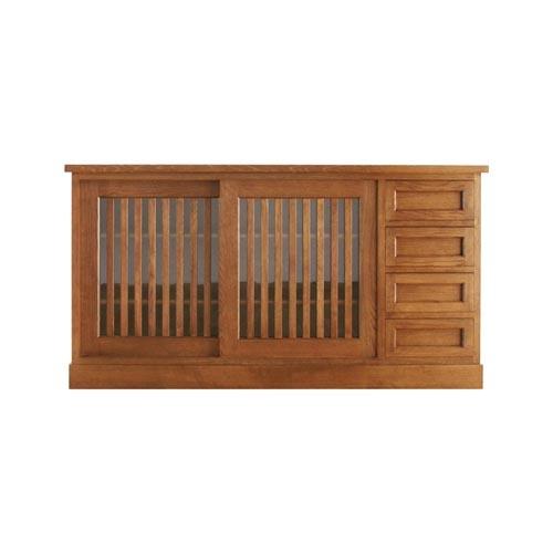 旭川家具 山室家具製作所 民芸家具 北の匠 No.3 サイドボード ナラ_03408