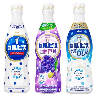 ふるさと納税 館林市 カルピス470ml×カルピス完熟巨峰470ml×カルピス糖質60%オフ470ml　12本セット |  | 01
