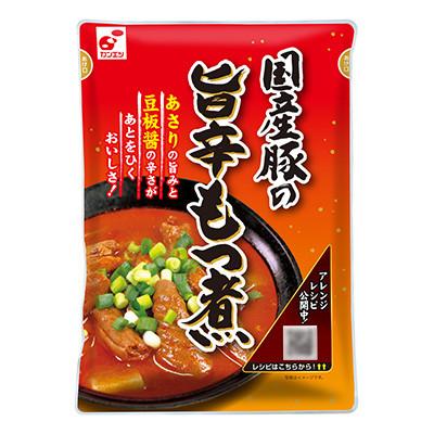 ふるさと納税 毛呂山町 【旨辛味もつ煮込み】国産豚の旨辛もつ煮　10食入り