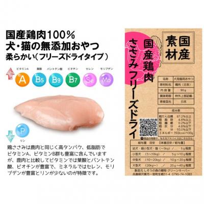 ふるさと納税 宍粟市 国産鶏肉100%　犬・猫の無添加おやつ　柔らかい(フリーズドライタイプ)　O24