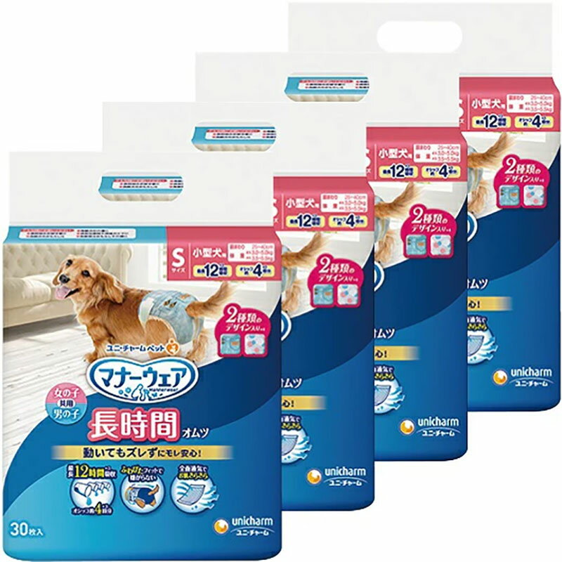【ふるさと納税】マナーウェア 長時間オムツ S 30枚×4袋