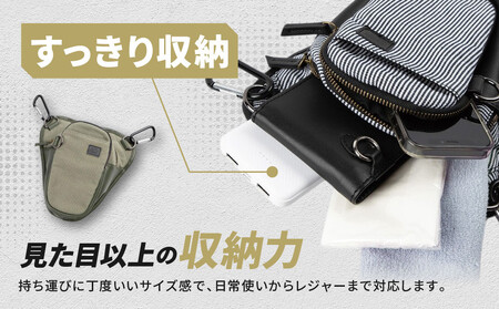 【デグナー】チョークバッグ[W-116A]【カーキ】［ 京都 八王子 バイク バッグ 鞄 かばん 人気 おすすめ 革 レザー ツーリング ライダー ファッション ブランド メーカー ギア パーツ ］ 