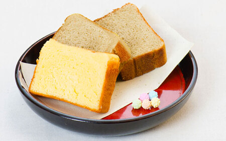 かめや菓子舗のかすていら プレーン×黒ごま / スイーツ お菓子 和菓子 焼き菓子 / 恵那市 / かめや菓子舗[AUAZ005]