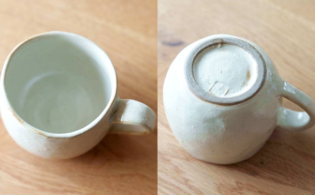 ほっこり優しいフォルムのコーヒーカップ 1個