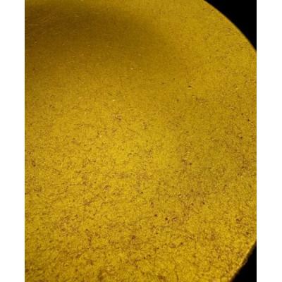 ふるさと納税 海南市 フラットプレート(D)　乱糸(マット仕上げ)ゴールド |  | 01