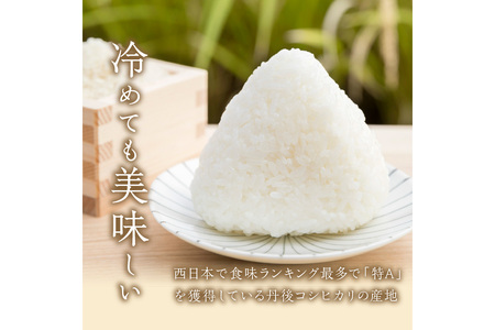 【3ヶ月定期便】直売所直送「令和6年産　京丹後市産　コシヒカリ」　精米5kg