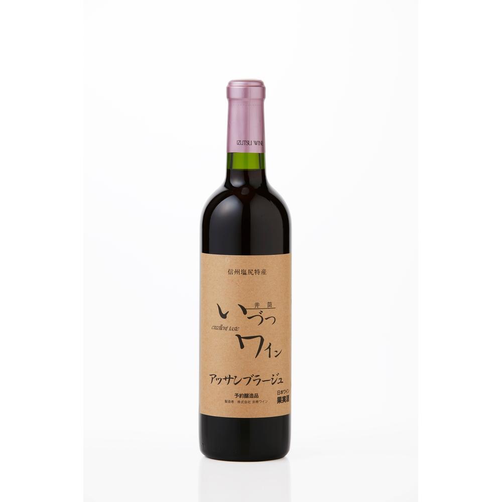 【ふるさと納税】井筒ワイン 井筒アッサンブラージュ 720ml × 2本 酸化防止剤無添加 発売元 株式会社片山 | お酒 さけ 人気 おすすめ 送料無料 ギフト