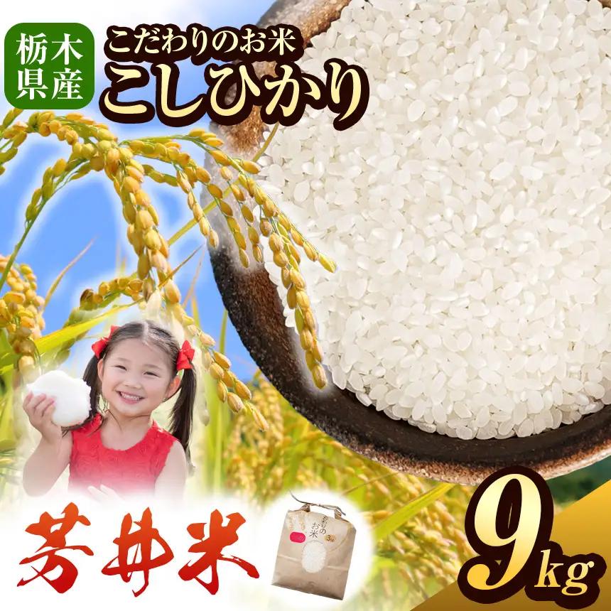 令和8年度産 新米 那珂川町産芳井米 3kg×3｜栃木県 那珂川町 送料無料