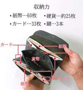 クラッチーノ ネクスト2　小型長財布（ターコイズブルー）