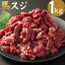 【ふるさと納税】馬スジ 合計1kg 500g×2パック 馬肉 筋 馬すじ 熊本肥育 冷凍 送料無料