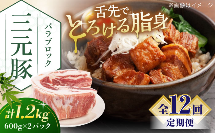 
                  【全12回定期便】平田牧場 バラブロック 1.2kg (600g×2P) 《喜茂別町》【平田牧場】 肉 豚肉 バラ ブロック 煮豚 酢豚 煮物 冷凍配送北海道 [AJAP109] 156000 156000円
                