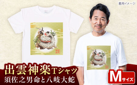 出雲神楽 須佐之男命と八岐大蛇カラーTシャツ FN-06 Mサイズ 島根県雲南市/田部写真館 [AICZ033]