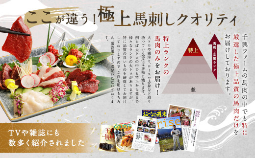 馬刺し 赤身 タタキ ユッケ セット 約290g 馬肉 ブロック 冷凍