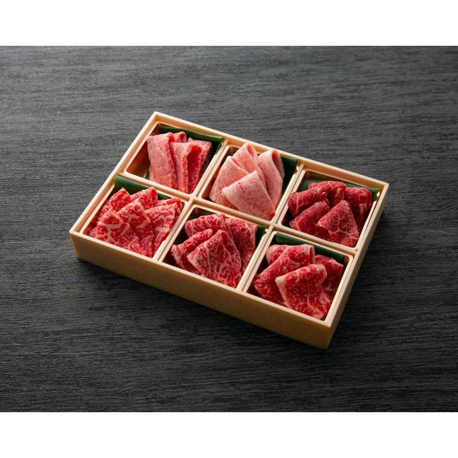＜ひょうたんや＞「近江牛」焼肉用6種セット計500g