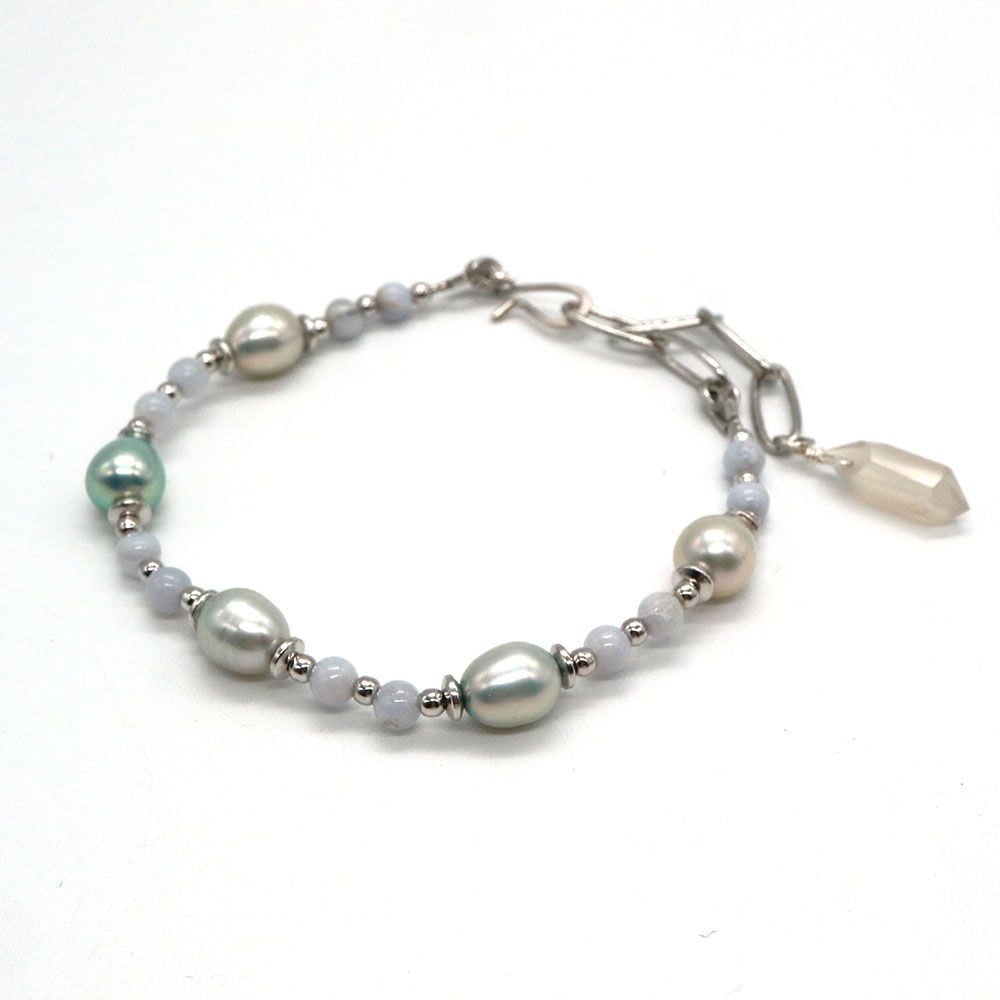 
                  CE-B-2 【CERCA】淡水パール＆天然石 ブレスレット［ パール ブレスレット  フォーマル アクセサリー 人気 おすすめ ギフト プレゼント 通販 送料無料 ふるさと納税 ］
                