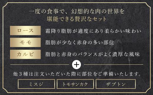 【和牛セレブ】神戸牛6種の希少部位焼肉食べ比べ500g 兵庫県 朝来市 AS33D31