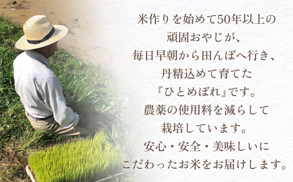 【令和7年 新米 大分県 玖珠産・お米・ひとめぼれ 精米 10kg】頑固おやじのこだわり米(精米済み・減農薬) 大分県産 米 令和7年産 頒布会 米 単一米 限定 国産 お米 即納 精米 コメ こめ 
