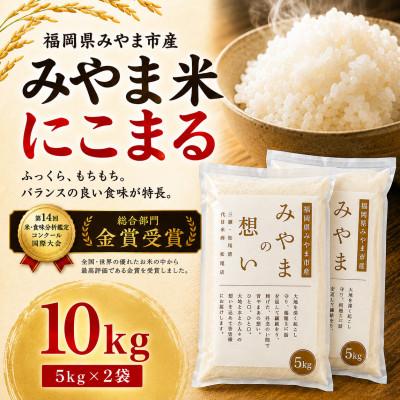 ふるさと納税 みやま市 【令和7年産】《国際大会金賞受賞歴あり》福岡みやま米 10kg(5キロ×2パック)