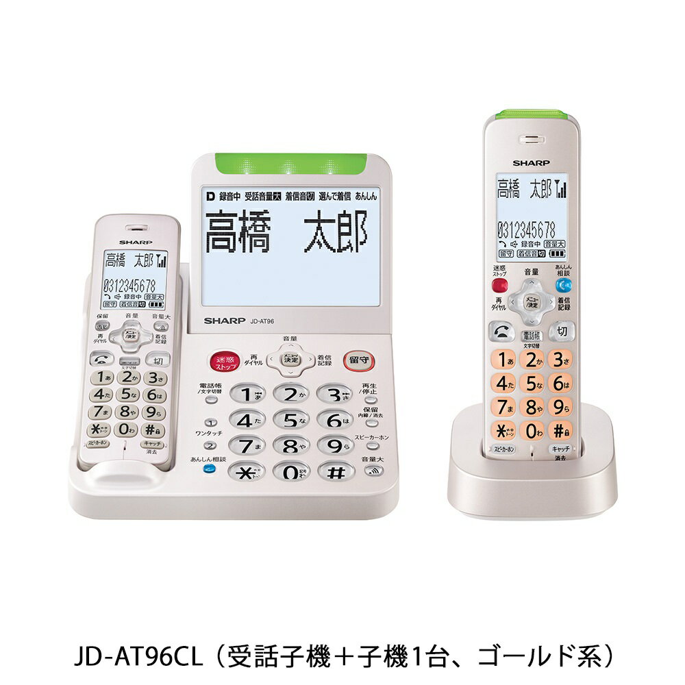 【ふるさと納税】Q102　SHARP 電話機 JD-AT96CL