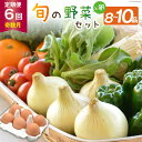 【ふるさと納税】【6回奇数月コース】雲仙のめぐみ 旬の野菜セット (S)【卵6個付き】8〜10品目セット [長崎県農産品流通 長崎県 雲仙市 item1574] 野菜 定期 野菜セット フルーツ 果物 くだもの 卵 たまご