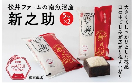 
                  【令和8年産新米予約】【定期便】南魚沼産~新之助~（10kg×3回)【定期便 銘柄米 ブランド米 精米 新之助 魚沼産 新潟米 産地直送 お米 米 こめ コメ ご飯 御飯 ごはん】【2026年10月中旬より1ヶ月以内に順次発送予定】
                