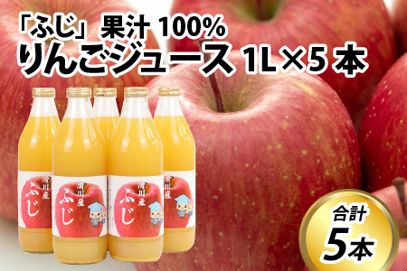 りんごジュース 1?×5本