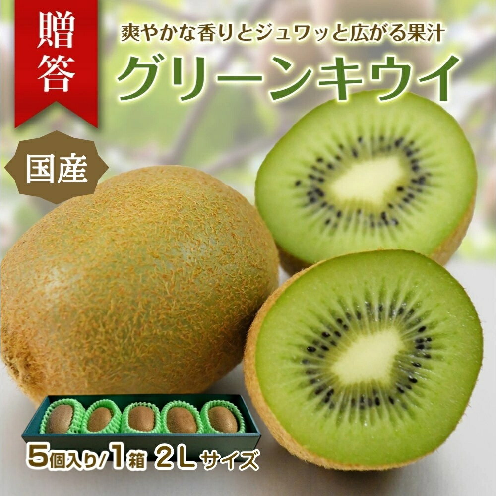 【ふるさと納税】東伊豆・佐藤農園のキウイ　贈答用　5個入（2Lサイズ） 1330 ／ 佐藤農園 果物 フルーツ 農家直送 静岡県 東伊豆町