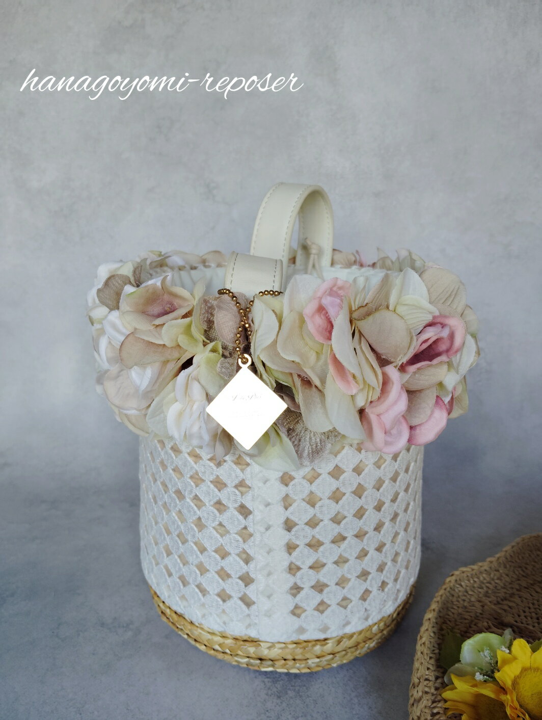 【ふるさと納税】オシャレなマダム達に大人気のツーウェイかごバッグ（036_5030）