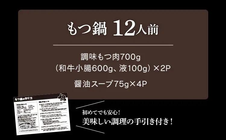もつ鍋 訳あり 醤油味 12人前 もつ鍋セット