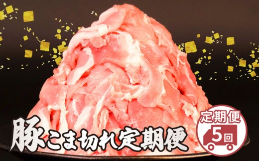 豚こま 定期便 2.5kg × 5回 美味北総豚 豚こま 小分け 真空パック 各500g 国産 千葉県産 銘柄 豚 豚こま肉 豚コマ肉 こま肉 切り落とし 冷凍 千葉県 旭市 旭食肉協同組合 ask038
