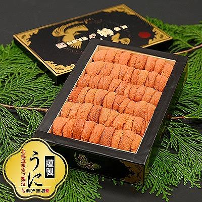 ふるさと納税 根室市 エゾバフンウニ(赤系)150〜160g×1折(化粧箱入) B-29002