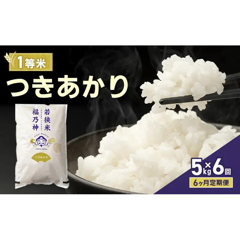 米 6ヶ月定期便 令和8年産 つきあかり 5kg 一等 神谷農園 米