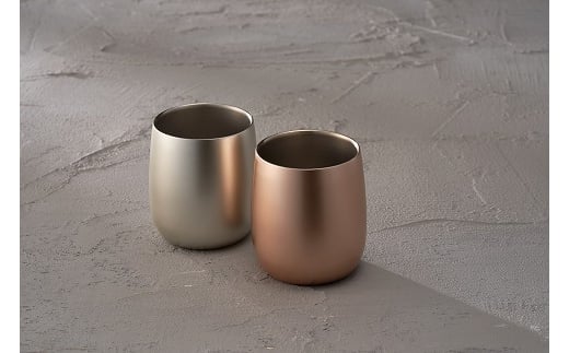 18-8ステンレス二重構造 エレガンス フリータンブラーペア FC026039